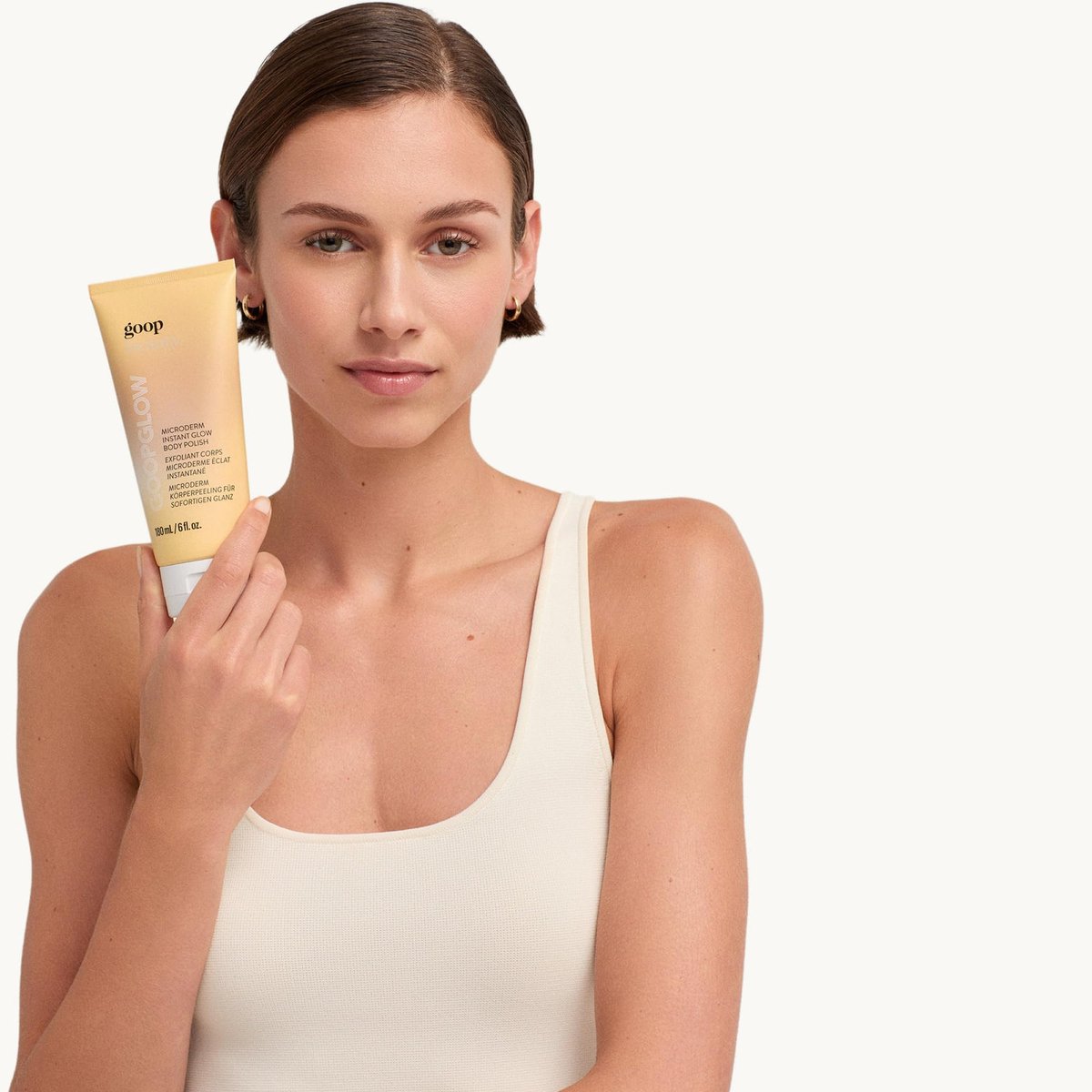 goop Beauty Microderm Body Polish – Exfoliating Scrub & Foaming Cleanser for Glowing Skin, 6 fl oz Avelisse