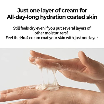 numbuzin No.4 Full-Nutrient Firming Cream – Anti-Aging & Wrinkle Care with Red Ginseng, Niacinamide, Bifida – 2.02 fl. oz. Avelisse