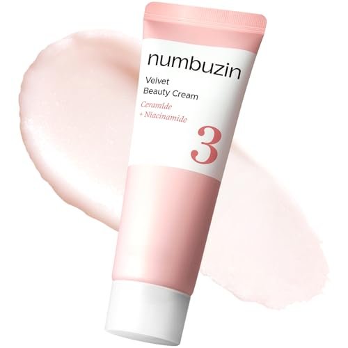 numbuzin No.3 Velvet Beauty Cream – Hydrating Primer & Moisturizer with Niacinamide for Smooth, Poreless Skin (2.02 fl. oz.) - görsel 2