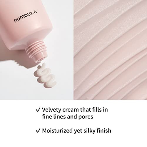 numbuzin No.3 Velvet Beauty Cream – Hydrating Primer & Moisturizer with Niacinamide for Smooth, Poreless Skin (2.02 fl. oz.) - görsel 8