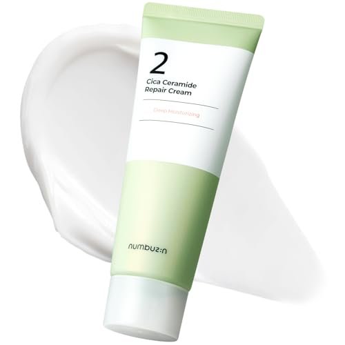numbuzin No.2 Cica Ceramide Repair Cream - Hydrating & Calming Face Moisturizer for All Skin Types, 2.02 fl. oz. Avelisse