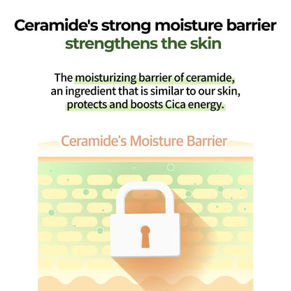 numbuzin No.2 Cica Ceramide Repair Cream - Hydrating & Calming Face Moisturizer for All Skin Types, 2.02 fl. oz. Avelisse