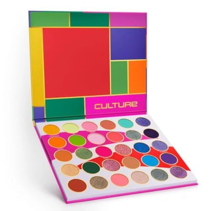 Juvia's Place Palette Culture - 30 Pigmented Eyeshadow Shades - Bold Neutrals & Brights Avelisse