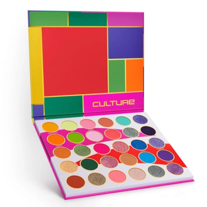 Juvia's Place Palette Culture - 30 Pigmented Eyeshadow Shades - Bold Neutrals & Brights Avelisse