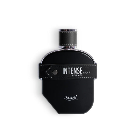 Sapil Intense Noir Eau de Parfum for Men – Long-Lasting Masculine Fragrance with Amber, Leather, Patchouli & Musk – Bold Citrus Notes – 100ml