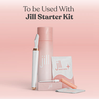 Jill Magic Wipes | Dermaplane Oil Wipes for Pre-Shave Dermaplaning Skin Prep, Vegan-Friendly with Vitamin E + Argan Oil, 6 Pack Avelisse
