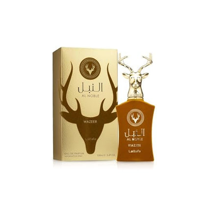 Lattafa Al Noble Wazeer Eau De Parfum Spray 3.4 oz – Unisex Luxury Fragrance