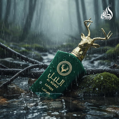 Lattafa Al Noble Safeer Eau de Parfum Spray for Unisex, 3.4 fl oz – Long-Lasting Oriental Fragrance