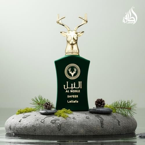 Lattafa Al Noble Safeer Eau de Parfum Spray for Unisex, 3.4 fl oz – Long-Lasting Oriental Fragrance - görsel 10