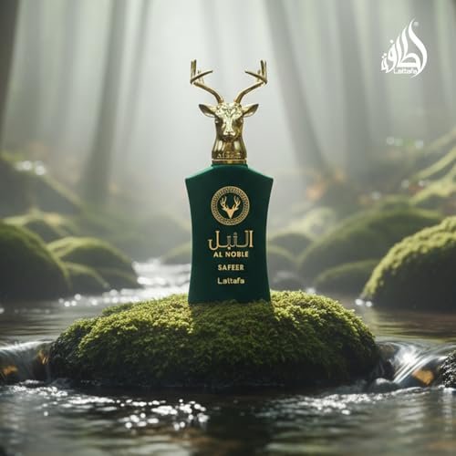 Lattafa Al Noble Safeer Eau de Parfum Spray for Unisex, 3.4 fl oz – Long-Lasting Oriental Fragrance - görsel 12