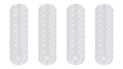 GOUWEIBA 100 Pack Clear Disposable Ear Protectors - Waterproof Ear Cover Caps for Hair Dye, Shower, Bathing, Spa, Salon, Home, Hotel Avelisse