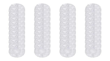GOUWEIBA 100 Pack Clear Disposable Ear Protectors - Waterproof Ear Cover Caps for Hair Dye, Shower, Bathing, Spa, Salon, Home, Hotel Avelisse