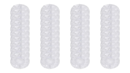 GOUWEIBA 100 Pack Clear Disposable Ear Protectors - Waterproof Ear Cover Caps for Hair Dye, Shower, Bathing, Spa, Salon, Home, Hotel Avelisse