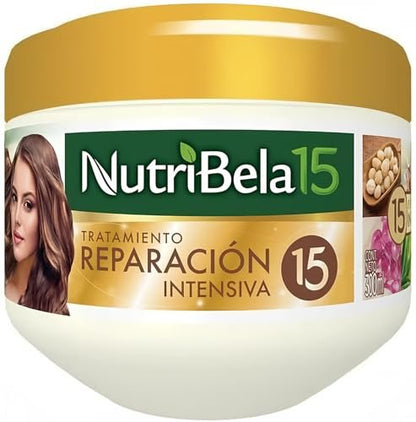 Nutribela 15 Intensive Repair Treatment – 15 Recognized Ingredients for Damaged Hair, 10.1 oz Avelisse