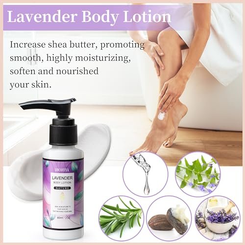 Lavender Self Care Gifts for Women - Travel Size Toiletries Kit for Best Friends, Sister, Mom, Teacher, Grandma - Birthday Christmas Gift Set - görsel 7
