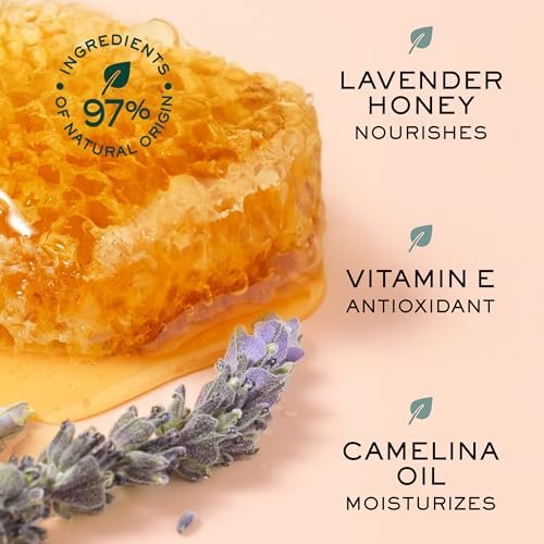 NUXE Rêve de Miel Honey Lip Gloss with Vitamin E and Lavender – Moisturizing Shiny Lips, 97% Natural, 0.33 Fl Oz Avelisse