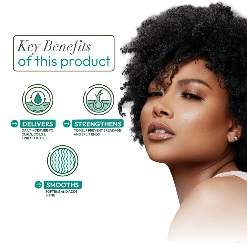 ORS Olive Oil Max Moisture Super Nourishing Daily Curl Crème with Rice Water & Electrolytes for Hydration & Growth (8 oz) - görsel 6