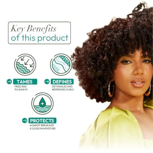 ORS Olive Oil Max Moisture Super Soft Style Curl Defining Mousse with Rice Water & Electrolytes for Hydration & Growth, 7.0 oz - görsel 8