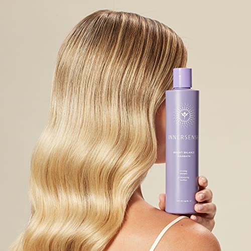 Innersense Organic Beauty Natural Bright + Balanced Purple Toning Shampoo & Conditioner Value Duo | Non-Toxic, Cruelty-Free, Vegan Haircare (10 fl oz each) Avelisse