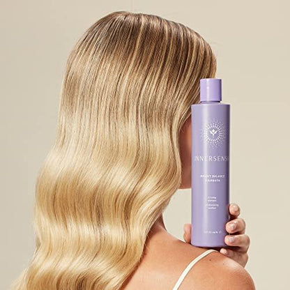 Innersense Organic Beauty Natural Bright + Balanced Purple Toning Shampoo & Conditioner Value Duo | Non-Toxic, Cruelty-Free, Vegan Haircare (10 fl oz each) Avelisse