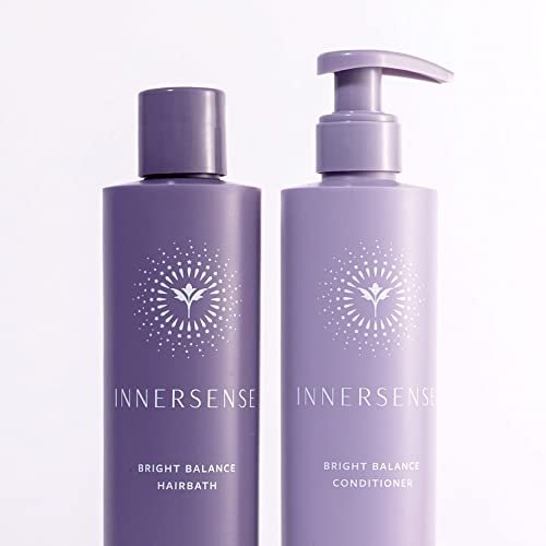 Innersense Organic Beauty Natural Bright + Balanced Purple Toning Shampoo & Conditioner Value Duo | Non-Toxic, Cruelty-Free, Vegan Haircare (10 fl oz each) Avelisse