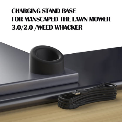 Replacement Charger for MANSCAPED Trimmer 2.0/3.0 - AC Adapter & Charging Stand Base for Lawn Mower 3.0/2.0, Weed Whacker Avelisse
