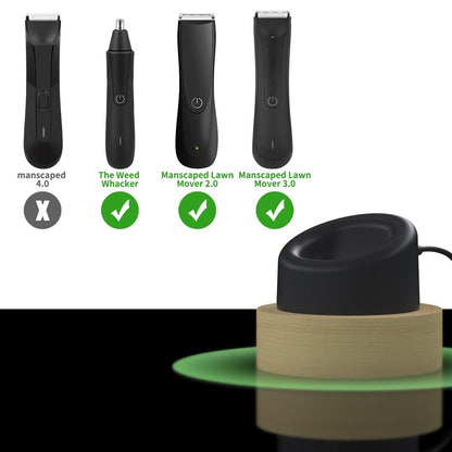 Replacement Charger for MANSCAPED Trimmer 2.0/3.0 - AC Adapter & Charging Stand Base for Lawn Mower 3.0/2.0, Weed Whacker Avelisse