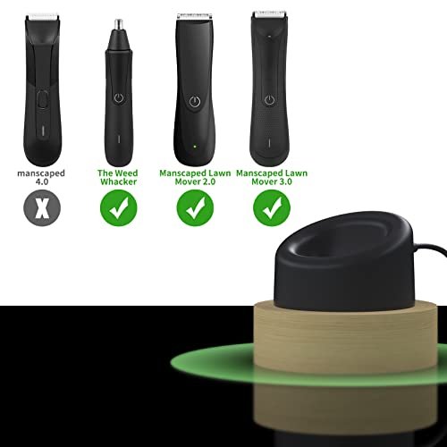 Replacement Charger for MANSCAPED Trimmer 2.0/3.0 - AC Adapter & Charging Stand Base for Lawn Mower 3.0/2.0, Weed Whacker Avelisse