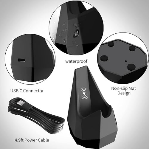 Replacement Charger for MANSCAPED Trimmer 4.0 - AC Adapter & Charging Stand for Lawn Mower 3.0/2.0, Weed Whacker Avelisse
