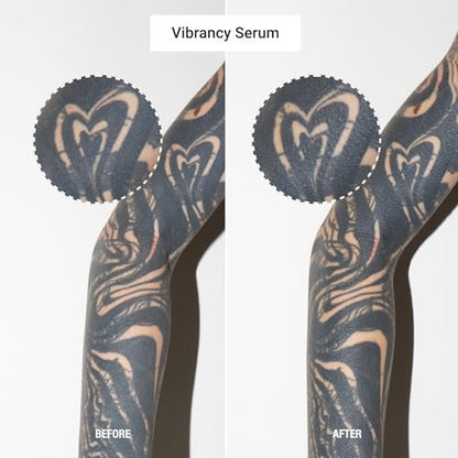 Stories & Ink Tattoo Care Vibrancy Serum – Brightening Treatment for Healed Tattoos, Restores Faded Ink Color, Lightweight Hydrating Aftercare, 60 mL (2 Fl Oz) Avelisse