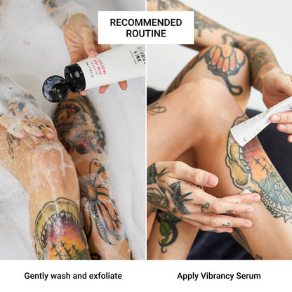 Stories & Ink Tattoo Care Vibrancy Serum – Brightening Treatment for Healed Tattoos, Restores Faded Ink Color, Lightweight Hydrating Aftercare, 60 mL (2 Fl Oz) Avelisse