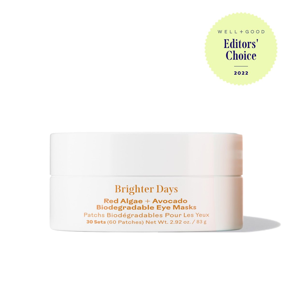 Three Ships Brighter Days Red Algae + Avocado Eye Masks – Depuff, Hydrate, Refresh Under Eye Skin – Vegan, Cruelty-Free, Paraben-Free, Sensitive Skin Safe (30 Sets) Avelisse