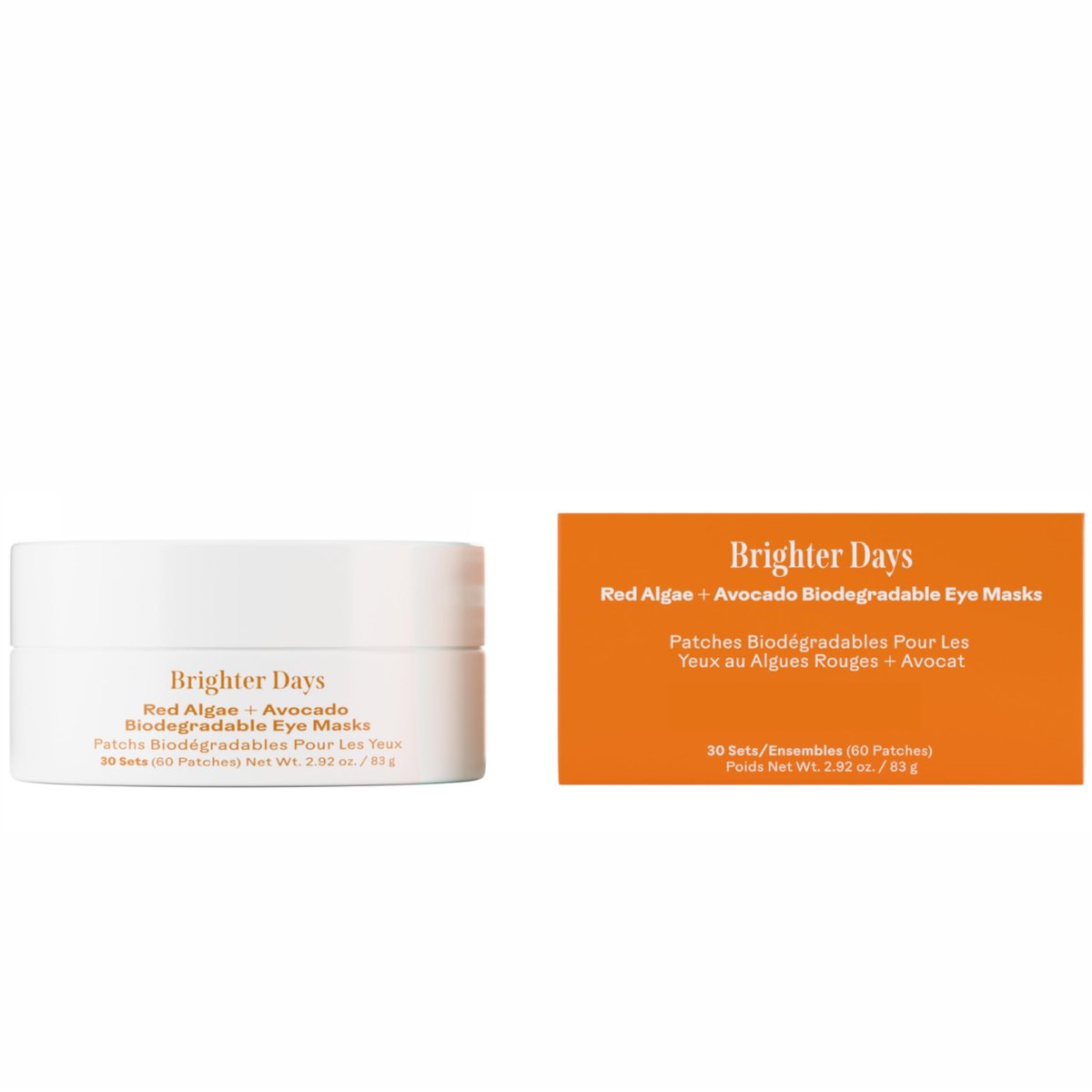 Three Ships Brighter Days Red Algae + Avocado Eye Masks – Depuff, Hydrate, Refresh Under Eye Skin – Vegan, Cruelty-Free, Paraben-Free, Sensitive Skin Safe (30 Sets) Avelisse