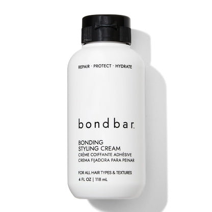 Bondbar Styling Cream for Damaged Hair - Smooths, Strengthens, Repairs All Hair Types & Textures - Vegan & Cruelty-Free (4 Fl Oz)