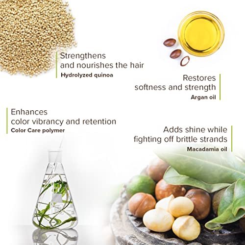 Macadamia Natural Oil Color Care Conditioner - Hydrolyzed Quinoa & Argan Oil for Color Retention, Shine & Strength, 10 fl oz - görsel 8