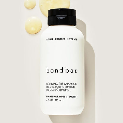 Bondbar PreShampoo Repair Treatment for Damaged Hair – Reduces Breakage & Frizz, Moisturizes & Adds Shine, Strengthens All Hair Types & Textures, Vegan & Cruelty-Free (4 Fl Oz)