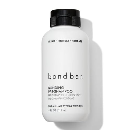 Bondbar PreShampoo Repair Treatment for Damaged Hair – Reduces Breakage & Frizz, Moisturizes & Adds Shine, Strengthens All Hair Types & Textures, Vegan & Cruelty-Free (4 Fl Oz)