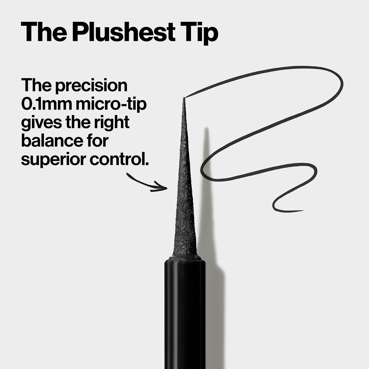 REVLON ColorStay Micro Easy Precision Liquid Eyeliner - Waterproof, Smudgeproof, Longwearing Felt Tip Applicator - 301 Blackout, 0.057 fl oz - görsel 10