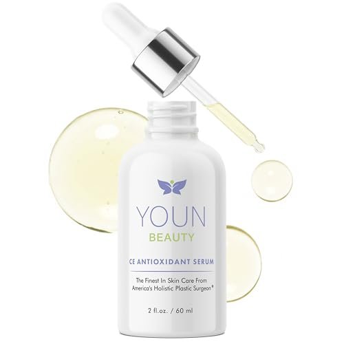 YOUN Beauty 20% Vitamin C Face Serum with Hyaluronic Acid, Ferulic Acid & Vitamin E | Antioxidant Serum for Skin Hydration, 60 ml Avelisse