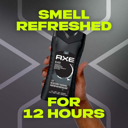 AXE Black Frozen Pear & Cedarwood 3-in-1 Body Wash, Face Wash & Hair Wash - 8.4 Fl Oz Avelisse