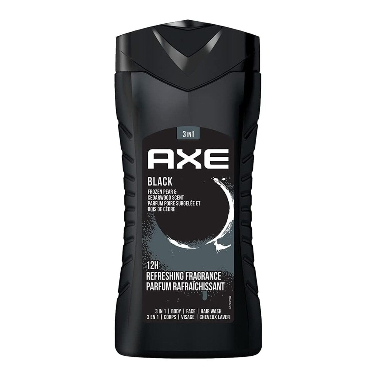 AXE Black Frozen Pear & Cedarwood 3-in-1 Body Wash, Face Wash & Hair Wash - 8.4 Fl Oz Avelisse