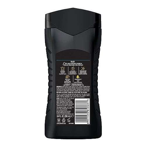 AXE Black Frozen Pear & Cedarwood 3-in-1 Body Wash, Face Wash & Hair Wash - 8.4 Fl Oz Avelisse