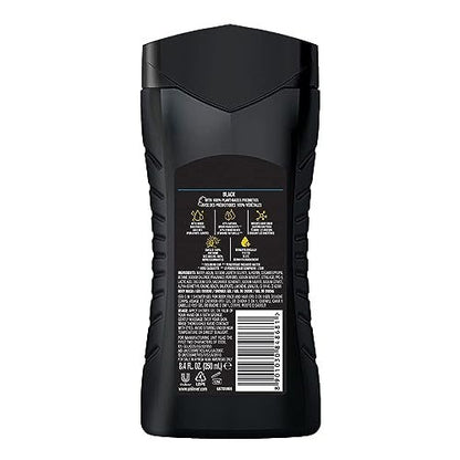 AXE Black Frozen Pear & Cedarwood 3-in-1 Body Wash, Face Wash & Hair Wash - 8.4 Fl Oz Avelisse