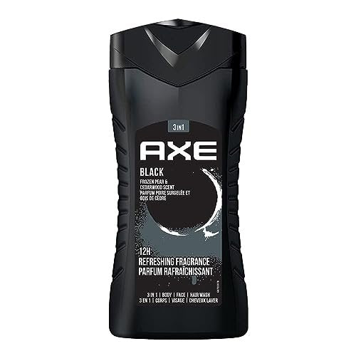 AXE Black Frozen Pear & Cedarwood 3-in-1 Body Wash, Face Wash & Hair Wash - 8.4 Fl Oz Avelisse