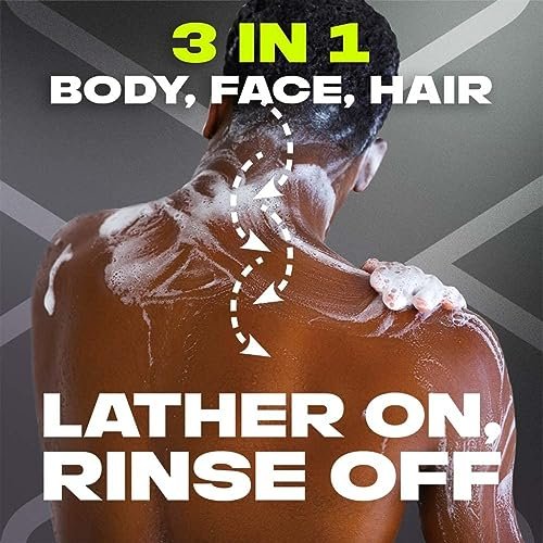 AXE Black Frozen Pear & Cedarwood 3-in-1 Body Wash, Face Wash & Hair Wash - 8.4 Fl Oz Avelisse