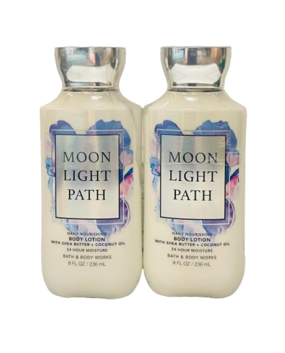 Bath & Body Works Moonlight Path Super Smooth Lotion Set - 2 Pack, 8 oz Each, Gift for Women Avelisse