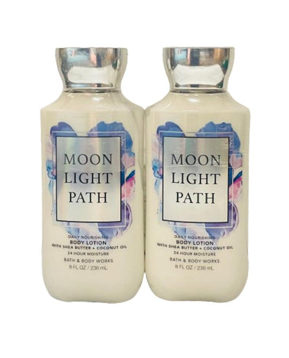 Bath & Body Works Moonlight Path Super Smooth Lotion Set - 2 Pack, 8 oz Each, Gift for Women Avelisse