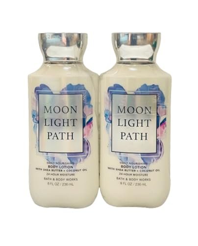 Bath & Body Works Moonlight Path Super Smooth Lotion Set - 2 Pack, 8 oz Each, Gift for Women Avelisse