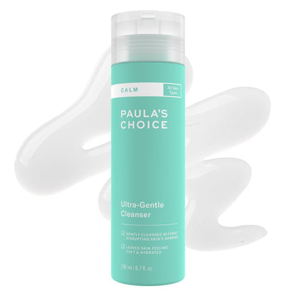Paula's Choice CALM Ultra-Gentle Face Cleanser for Sensitive Skin - Fragrance-Free Daily Face Wash for Rosacea-Prone & Eczema-Prone Skin, 6.7 Fl Oz Avelisse