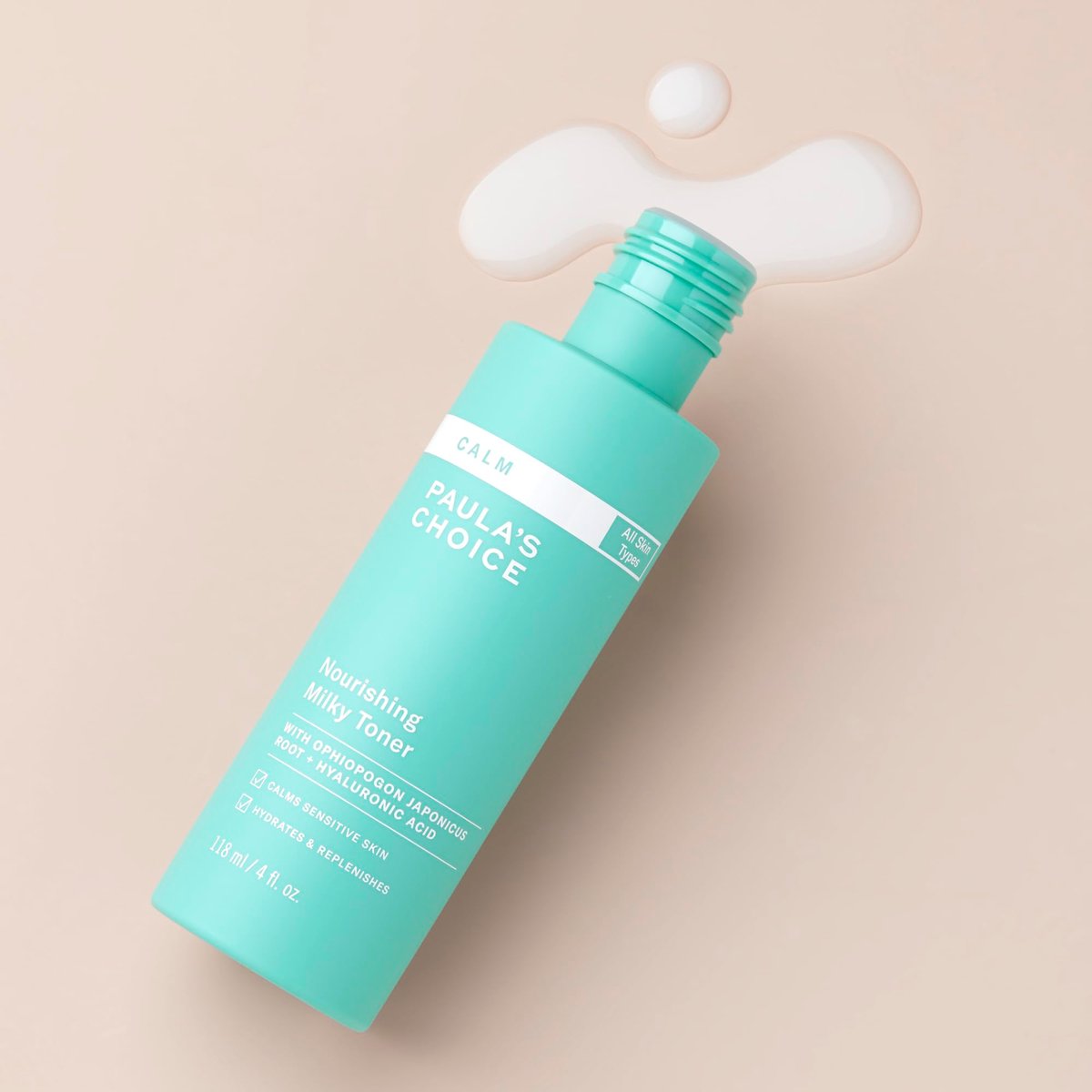 Paula's Choice Calm Nourishing Milky Toner for Sensitive Skin, Calms + Soothes Redness, Fragrance-Free, 4 Fl Oz Avelisse